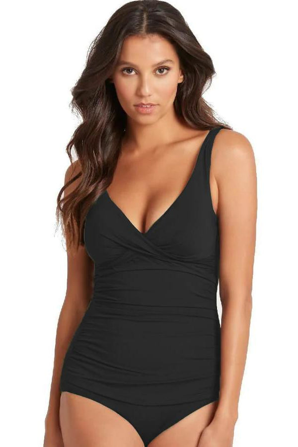 Sea Level Essentials Cross Front B-DD Cup Singlet Top